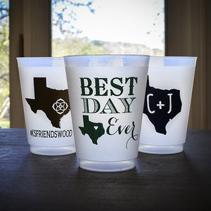 Completely Customizable Shatterproof Party Cups