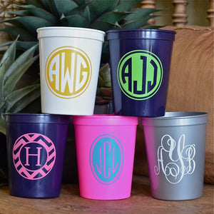 Personalized State Image Stadium Party Cups