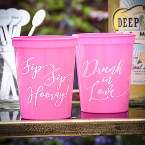 Personalized Bridal Party Cups