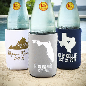 Personalized Texas State Can Cooler