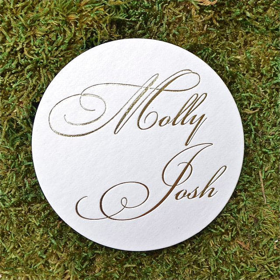 Custom Merry Christmas Coasters - GB Design House