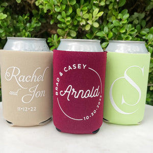 Custom Event Can Cooler Party Favors