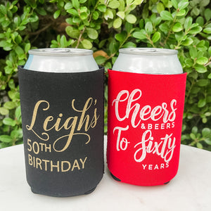 Birthday Party Can Cooler Favors