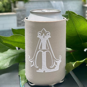 Personalized Neutral Can Cooler Party Favors