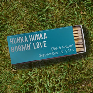 "Burnin' Love" Large Personalized Matches