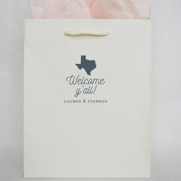 Personalized Destination Wedding Welcome Bags - GB Design House