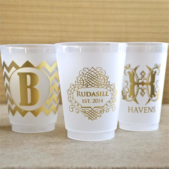 Corporate Event Frost Flex Plastic Cups - GB Design House