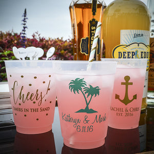 Custom Nautical Shatterproof Party Cups