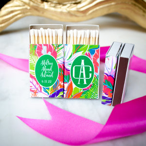 Custom Full Color Tropical Matches