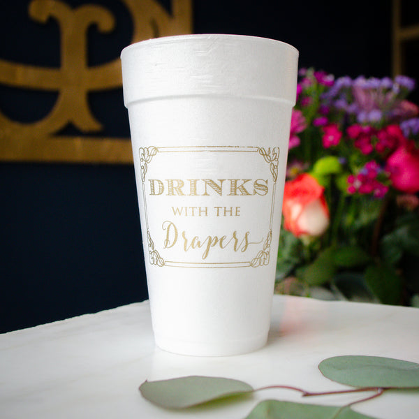 Italy Wedding, Cheap Foam Drinking Cups, Destination Wedding, Styrofoam Cups, Rome Wedding outlet (181)