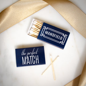 Navy "The Perfect Match" Wedding Matches
