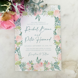Elegant Gold Foil Event Invitations