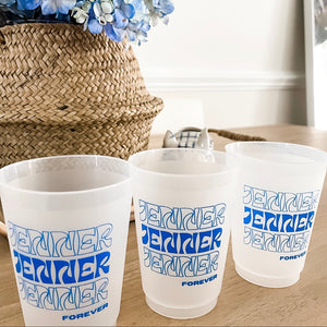 Personalized Bachelorette Frost Flex Cups