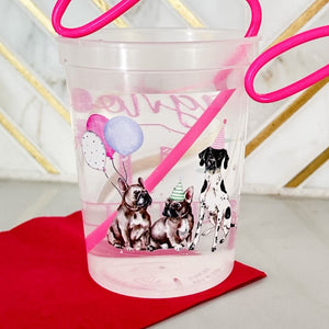 Full Color Clear Dog Stadium Cups