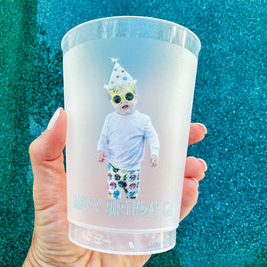 Full Color Photo Birthday Shatterproof Cups