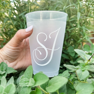 White Ink Personalized Party Cups