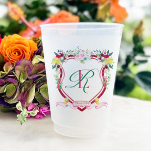 Full Color Butterfly Banner Shatterproof Cups