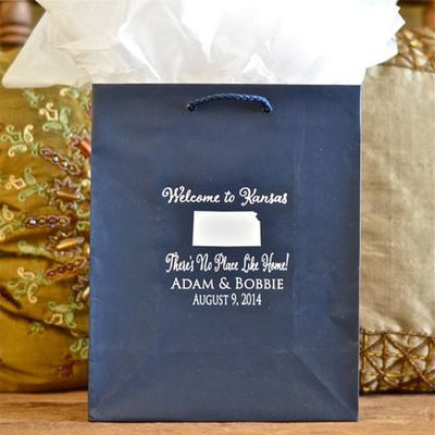 Personalized Destination Wedding Welcome Bags - GB Design House