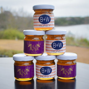 Personalized Honey Jar Favors