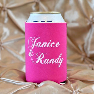 Collapsible Custom Can Coolers with Names