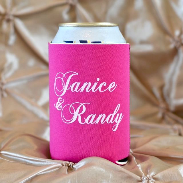 Can Coolers For Bachelorette Parties - Sprinkled With Pink