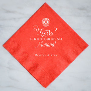 Personalized Fiesta Party Napkins - Set of 100