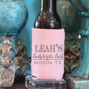 Personalized Bachelorette Party Can Coolers