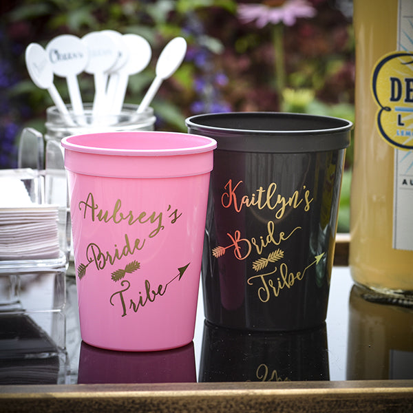 Personalized Party Cups, Bridesmaid Party Cups, Bachelorette Party Cups,  Bridal Party Favors, Bachelorette Party Favors, Wife of the Party 