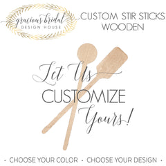 Custom Stir Sticks