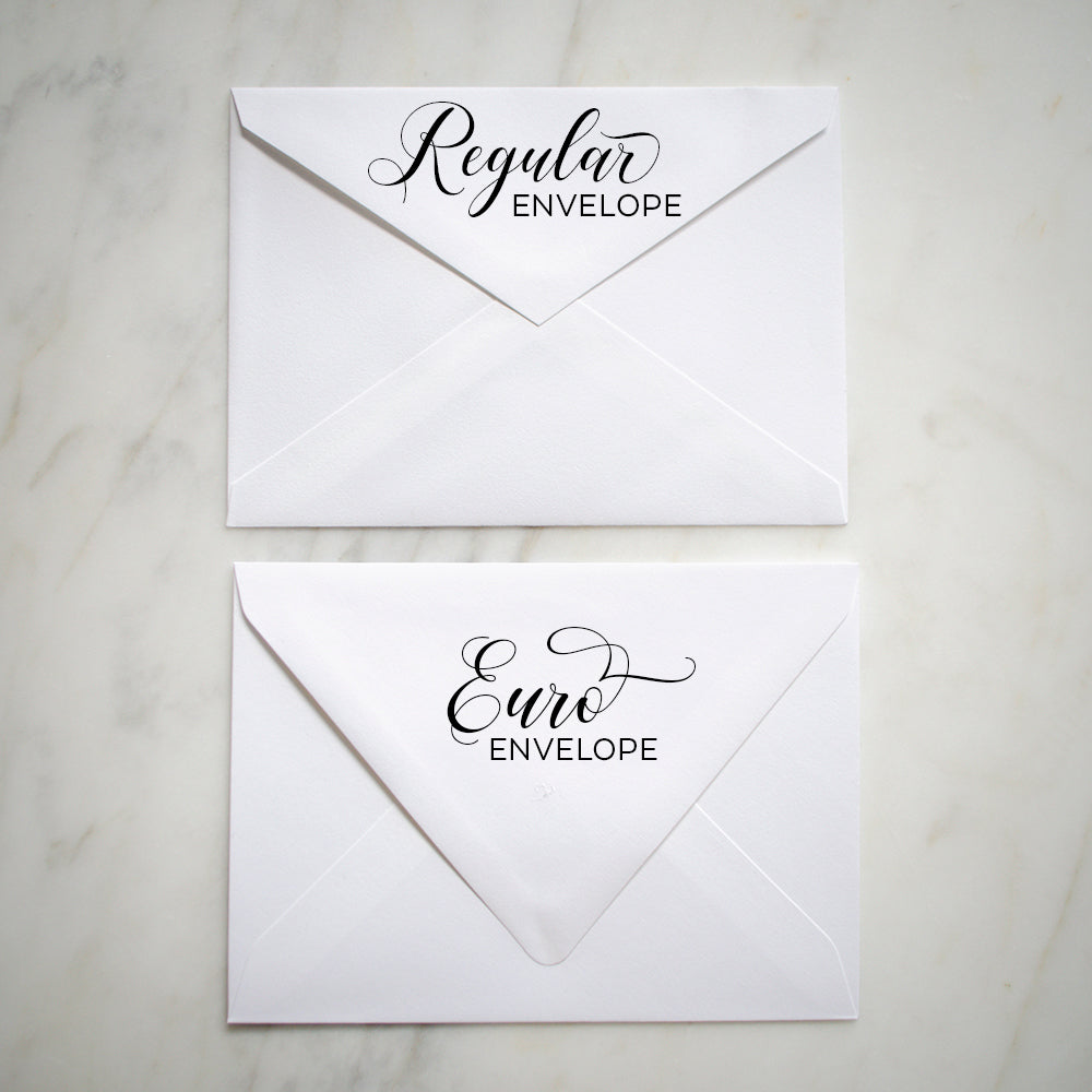 Personalized Vellum Envelopes Envelopes for Wedding Invitations