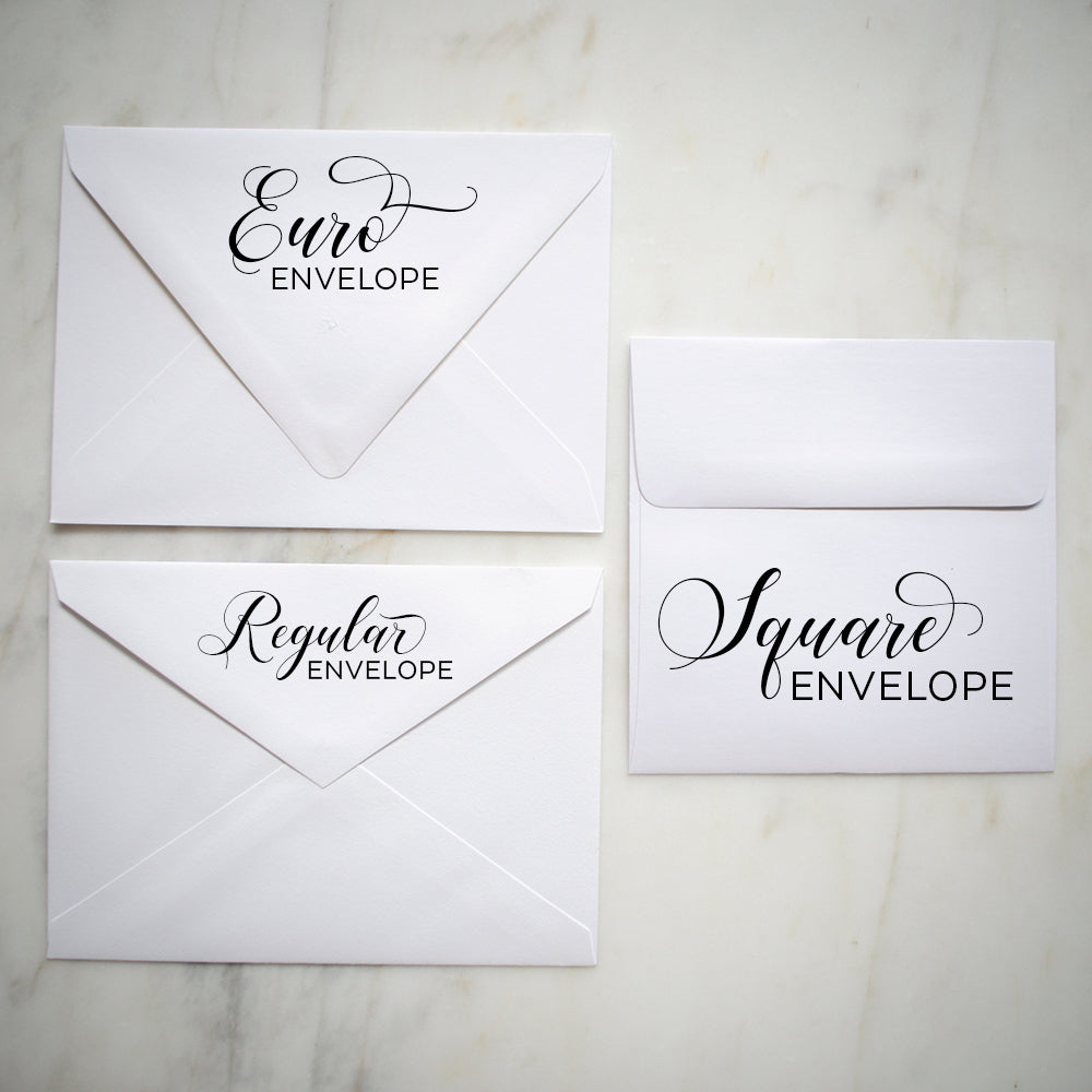 100 A7 Wedding Envelopes Straight Flap White Gold Silver Red Blue