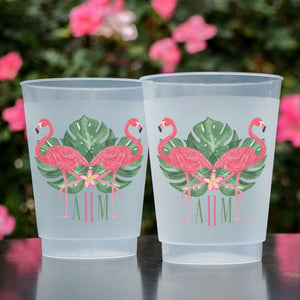 Flamingo Full Color Shatterproof Cups