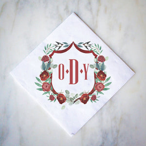 Full Color Bird Crest Party Napkins