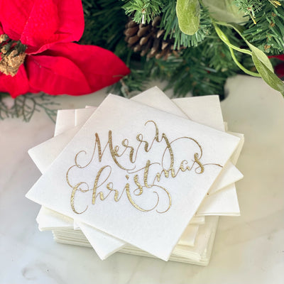 Custom Merry Christmas Coasters - GB Design House