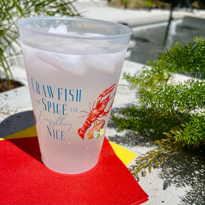 Full Color Crawfish Shatterproof Cups