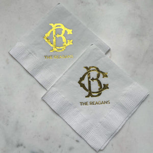 Foil Printed 3Ply Party Napkins