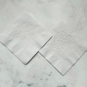Embossed 3ply Beverage Party Napkins