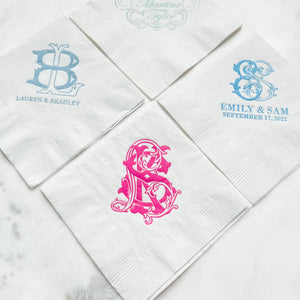 Personalized Vibrant 3ply Party Napkins