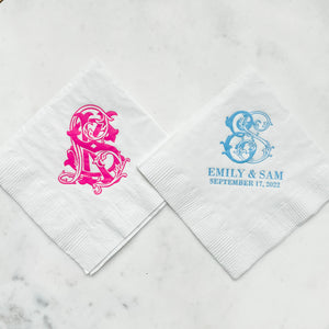 Personalized Vibrant 3ply Party Napkins