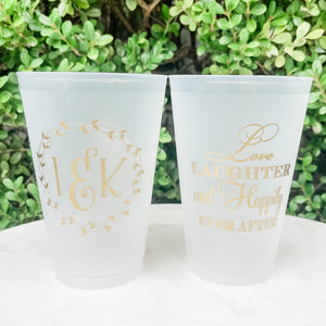 Love Laughter and Happily Ever After Shatterproof Cups
