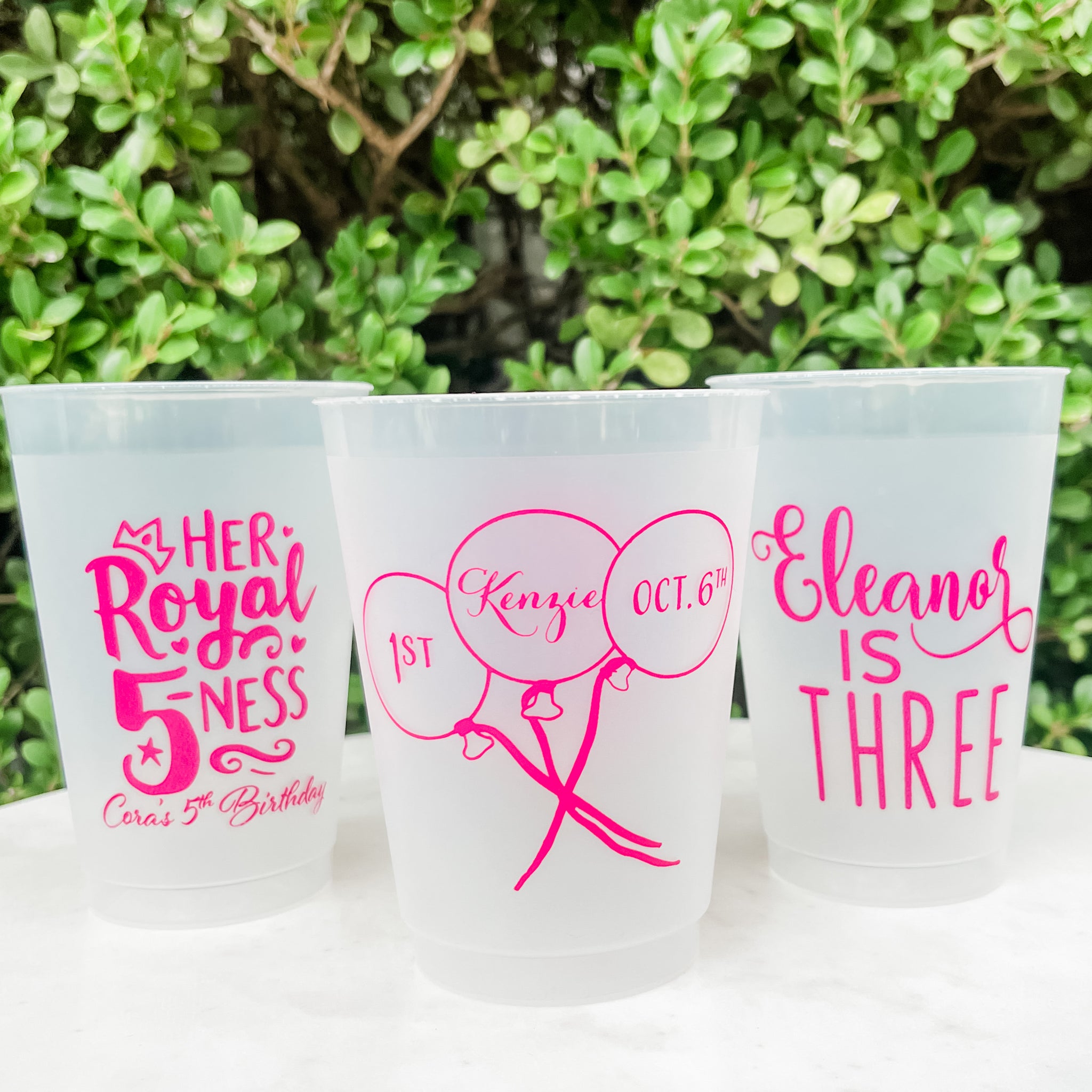 Cheers to 9oz Frosted Unbreakable Plastic Cup 193 Custom 