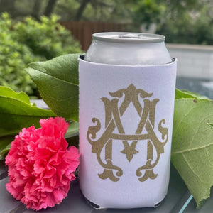 Custom Designed White Can Coolers
