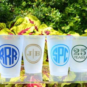 Custom Shatterproof Cups with Circle Border