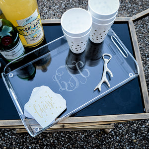 Personalized Acrylic Serving Tray