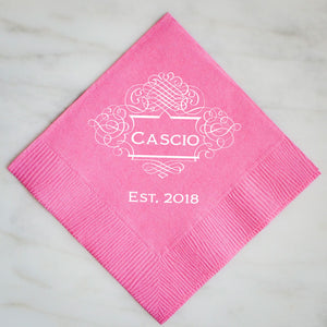 Personalized Party Napkins - Set of 100
