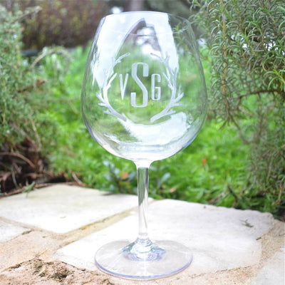 Personalized Clarus Stemless Wine Glasses