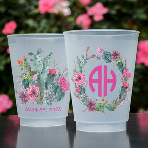 Full Color Cactus Shatterproof Cups