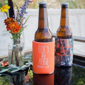 Personalized Can & Bottle Cooler Favors