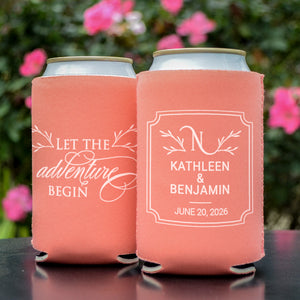 Let The Adventure Begin Can Cooler Party Favors