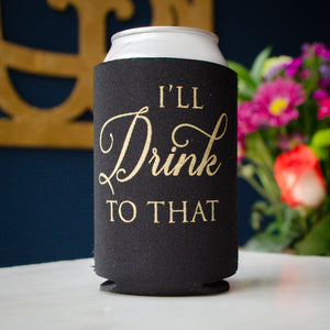 Wedding Can Cooler Party Favors
